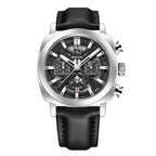Montre Homme BENYAR BY-5205 – Sport Quartz, Bracelet Cuir, Waterproof