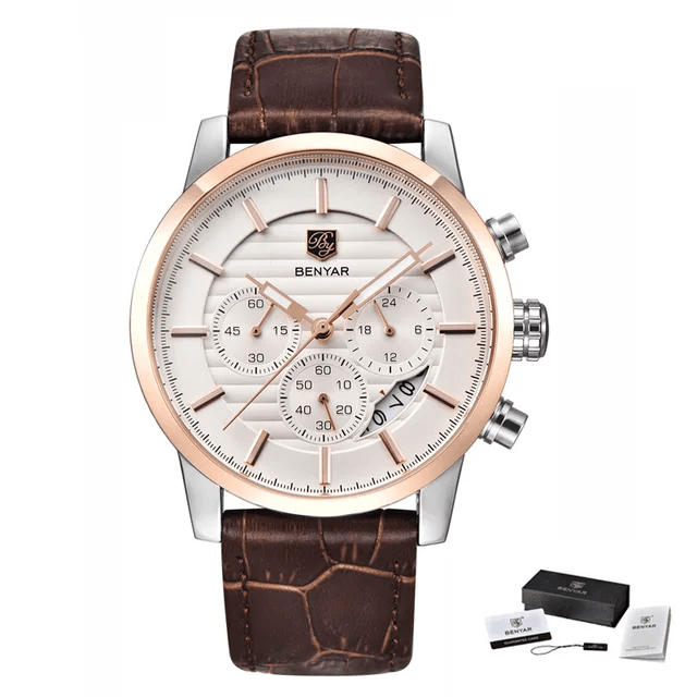 Montre BENYAR – montre chronographe de luxe pour hommes