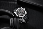 Montre Homme Chronographe BENYAR – Bracelet Cuir, Style Militaire