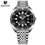 Montre Homme Mécanique Automatique BENYAR BY-5211 – Verre Saphir, Bracelet Jubilé, 5ATM