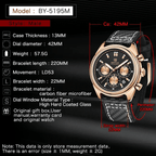 Montre Homme Benyar Chronographe Luxe Sport BY-5173