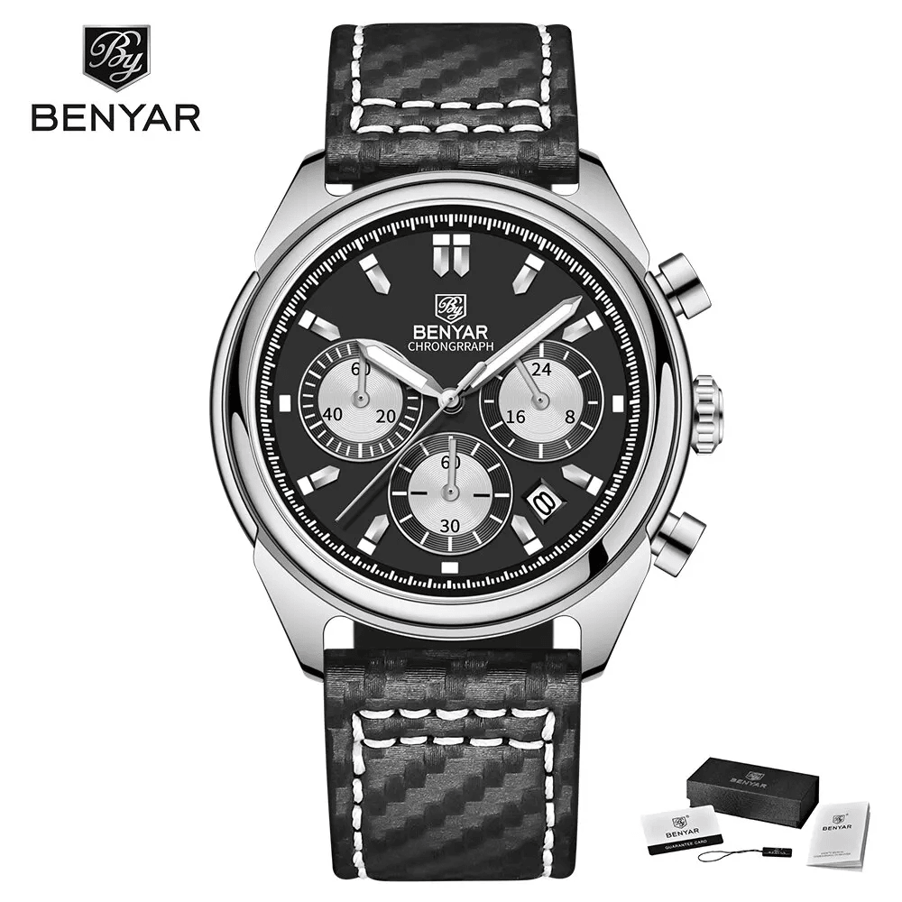 Montre Homme Benyar Chronographe Luxe Sport BY-5173