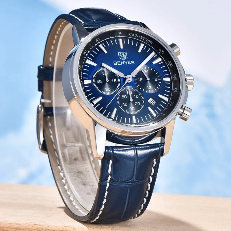 Benyar BY5213 montre à Quartz multifonctionnelle