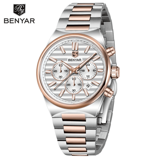BENYAR BY-5214 – Montre Homme Chronographe Luxe Sport