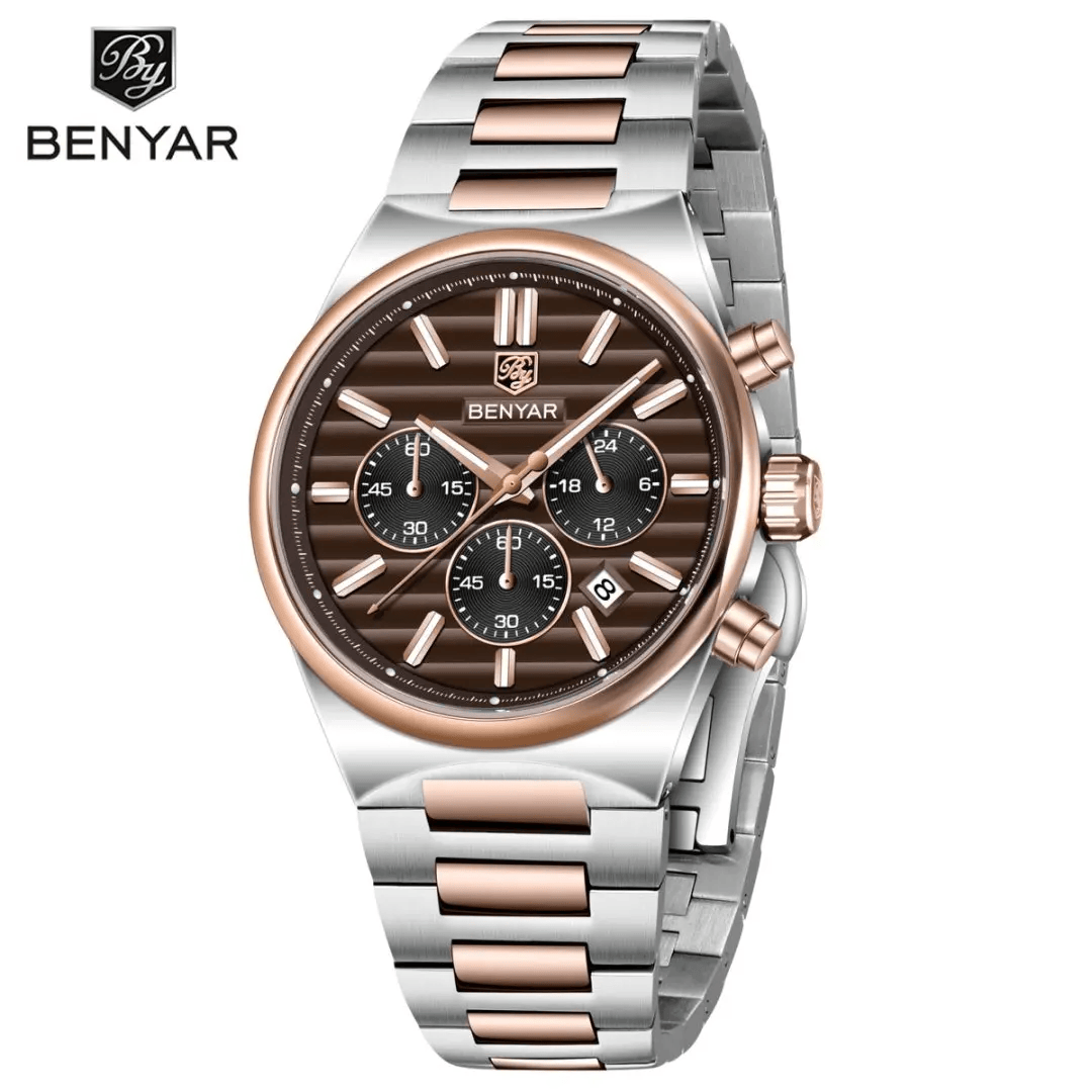 BENYAR BY-5214 – Montre Homme Chronographe Luxe Sport