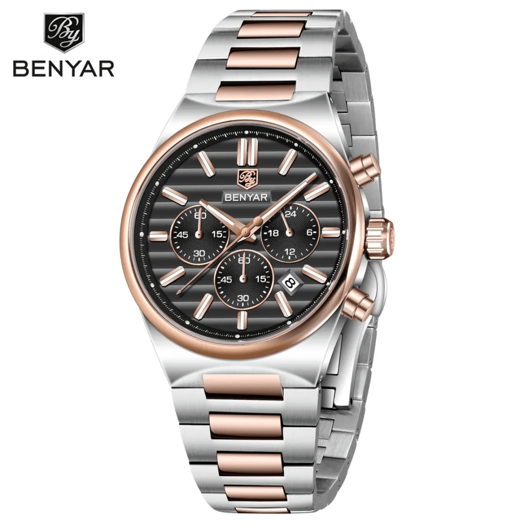 BENYAR BY-5214 – Montre Homme Chronographe Luxe Sport
