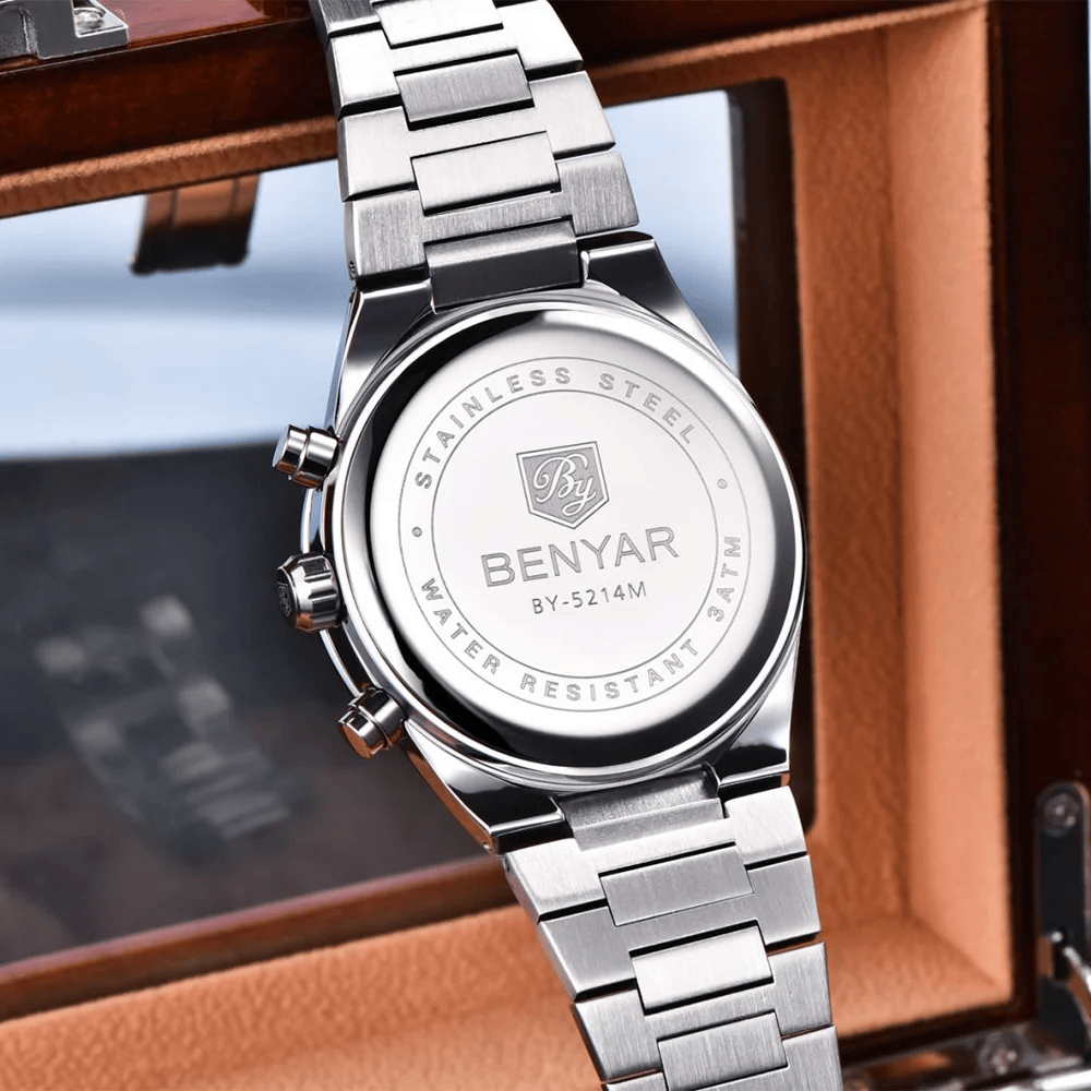 BENYAR BY-5214 – Montre Homme Chronographe Luxe Sport