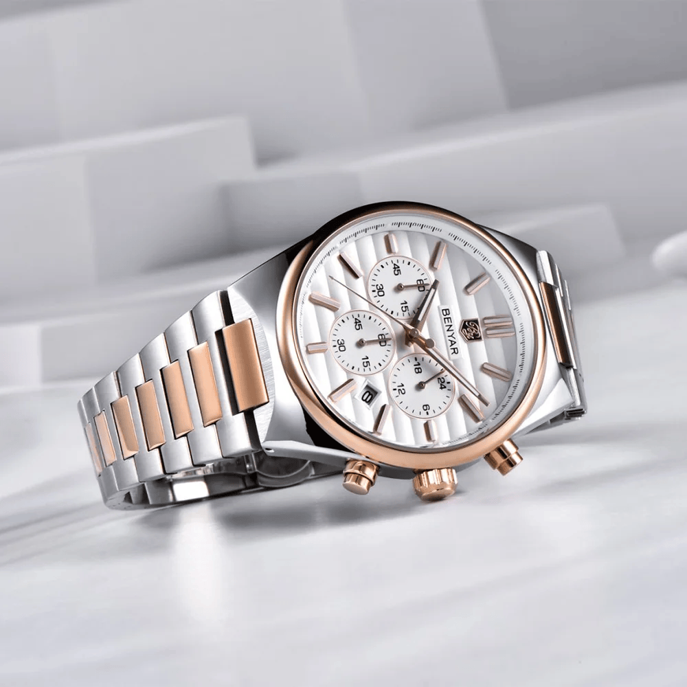 BENYAR BY-5214 – Montre Homme Chronographe Luxe Sport