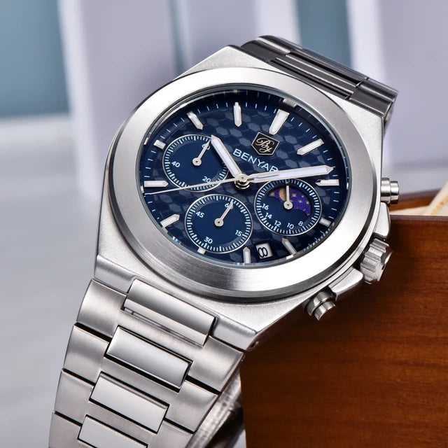Montre Homme Benyar Business Quartz – Acier Inoxydable