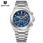 Montre Homme Benyar Business Quartz – Acier Inoxydable