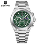 Montre Homme Benyar Business Quartz – Acier Inoxydable