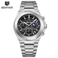 Montre Homme Benyar Business Quartz – Acier Inoxydable