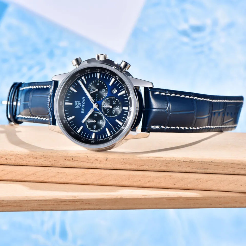 Benyar BY5213 montre à Quartz multifonctionnelle