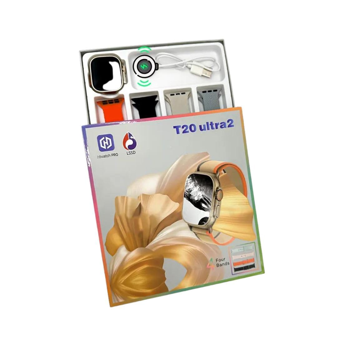 Montre connectée - T20 Ultra2 - Appel - NFC - Pression artérielle - Sportif