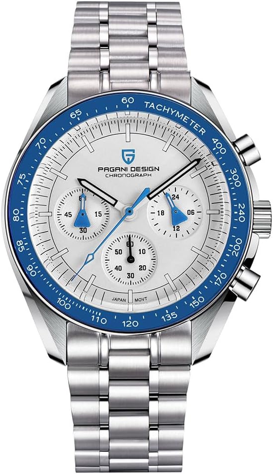 Montre Homme Pagani Design 1701 Chronographe Quartz Acier Inoxydable