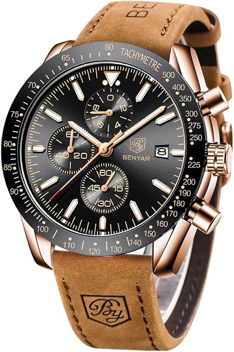 BENYAR BY-5140 Montre Homme Chronographe Étanche