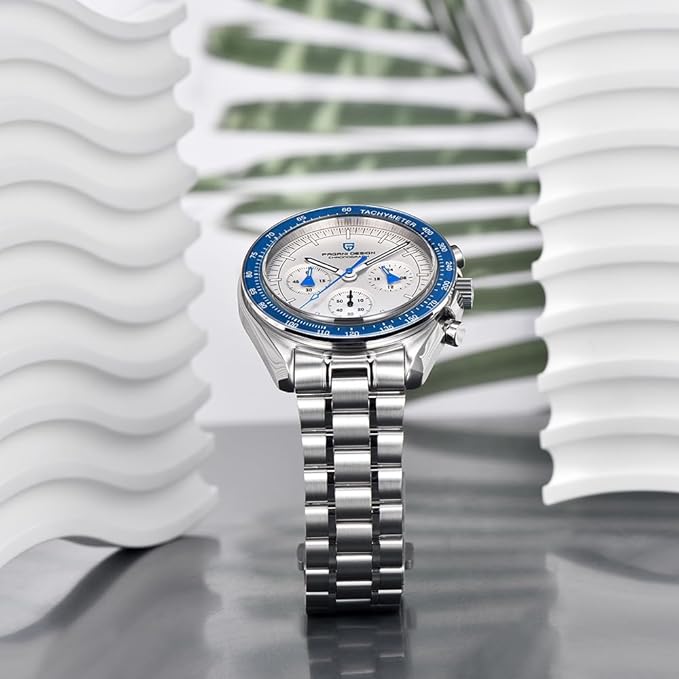 Montre Homme Pagani Design 1701 Chronographe Quartz Acier Inoxydable