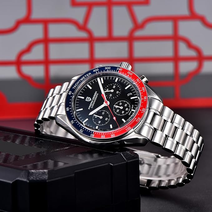 Montre Homme Pagani Design 1701 Chronographe Quartz Acier Inoxydable