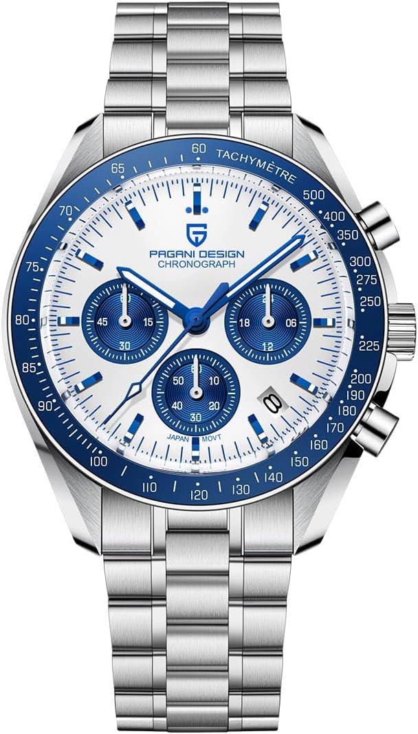 Montre Homme Pagani Design 1701 Chronographe Quartz Acier Inoxydable