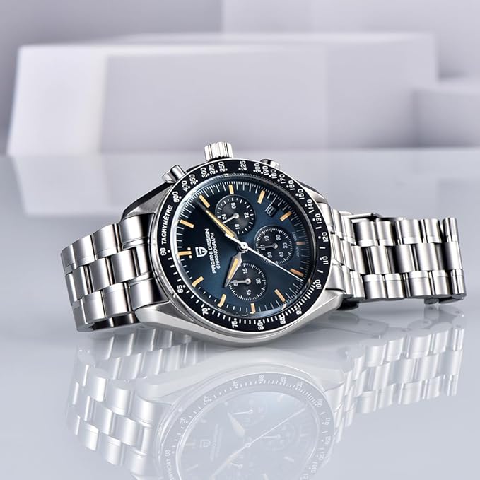 Montre Homme Pagani Design 1701 Chronographe Quartz Acier Inoxydable