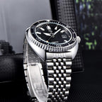 Montre Homme Mécanique Automatique BENYAR BY-5211 – Verre Saphir, Bracelet Jubilé, 5ATM
