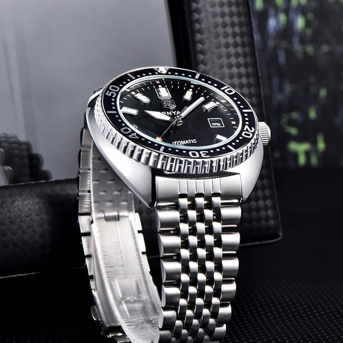 Montre Homme Mécanique Automatique BENYAR BY-5211 – Verre Saphir, Bracelet Jubilé, 5ATM