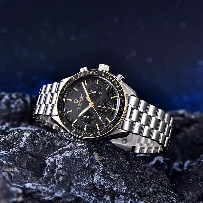 Montre Homme Pagani Design 1701 Chronographe Quartz Acier Inoxydable
