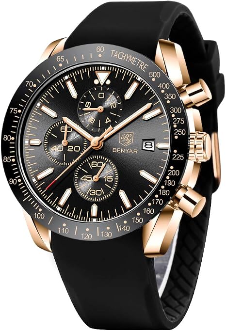 BENYAR BY-5140 Montre Homme Chronographe Étanche