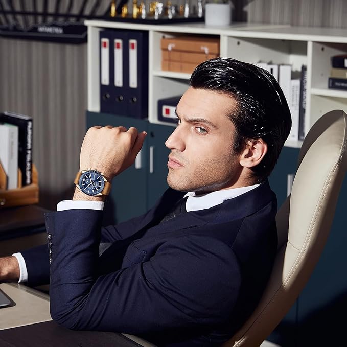 BENYAR BY-5140 Montre Homme Chronographe Étanche
