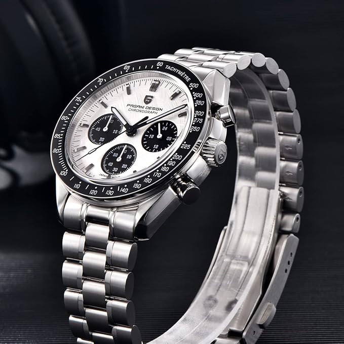 Montre Homme Pagani Design 1701 Chronographe Quartz Acier Inoxydable