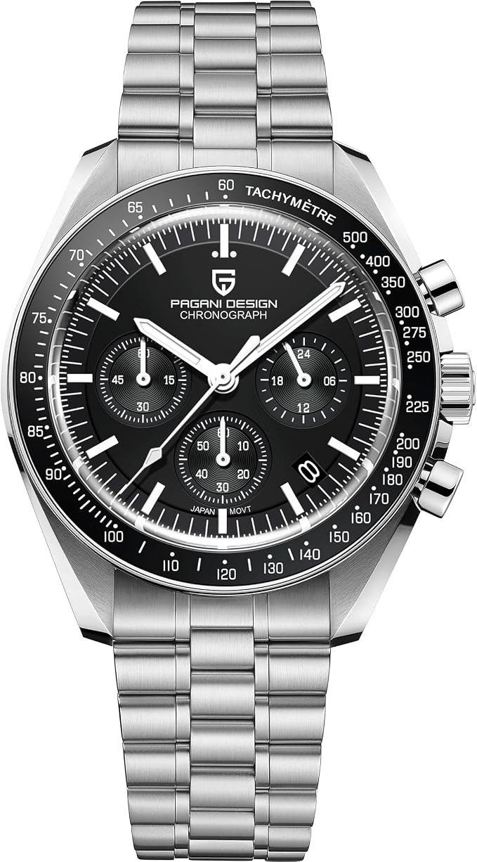 Montre Homme Pagani Design 1701 Chronographe Quartz Acier Inoxydable