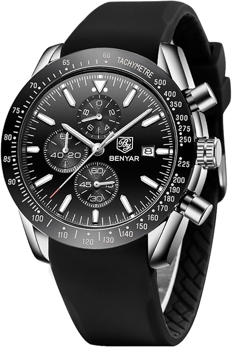 BENYAR BY-5140 Montre Homme Chronographe Étanche