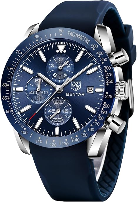 BENYAR BY-5140 Montre Homme Chronographe Étanche
