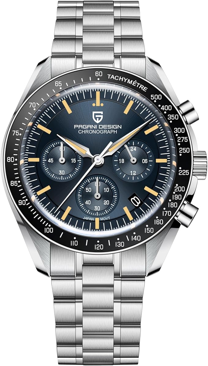 Montre Homme Pagani Design 1701 Chronographe Quartz Acier Inoxydable