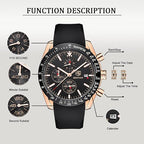 BENYAR BY-5140 Montre Homme Chronographe Étanche