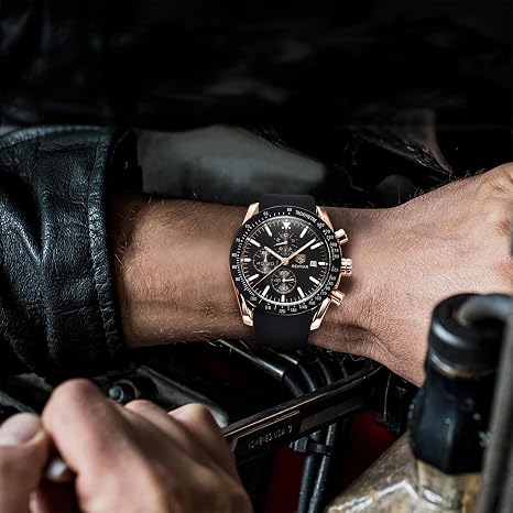 BENYAR BY-5140 Montre Homme Chronographe Étanche