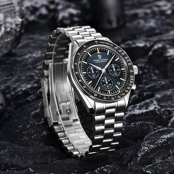 Montre Homme Pagani Design 1701 Chronographe Quartz Acier Inoxydable