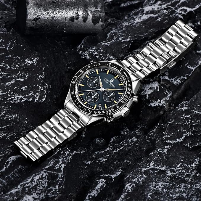 Montre Homme Pagani Design 1701 Chronographe Quartz Acier Inoxydable