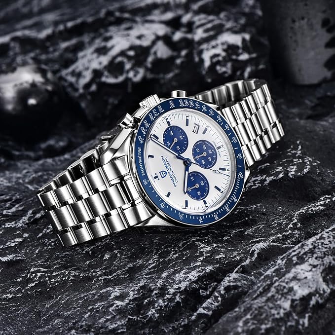 Montre Homme Pagani Design 1701 Chronographe Quartz Acier Inoxydable