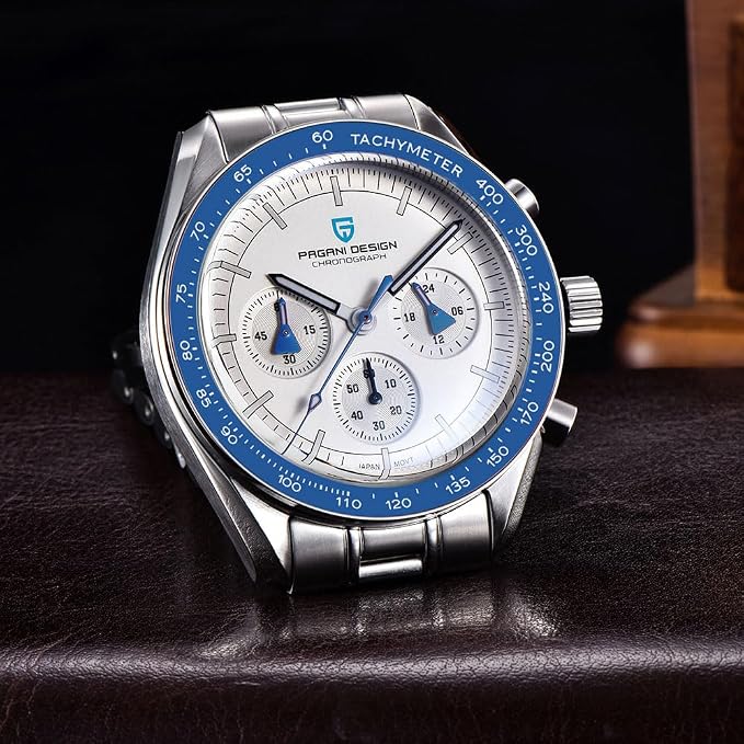 Montre Homme Pagani Design 1701 Chronographe Quartz Acier Inoxydable