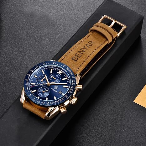 BENYAR BY-5140 Montre Homme Chronographe Étanche