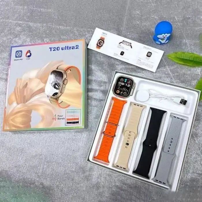 Montre connectée - T20 Ultra2 - Appel - NFC - Pression artérielle - Sportif