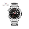 NAVIFORCE NF9163 – Montre Homme Luxe Étanche Acier Inoxydable