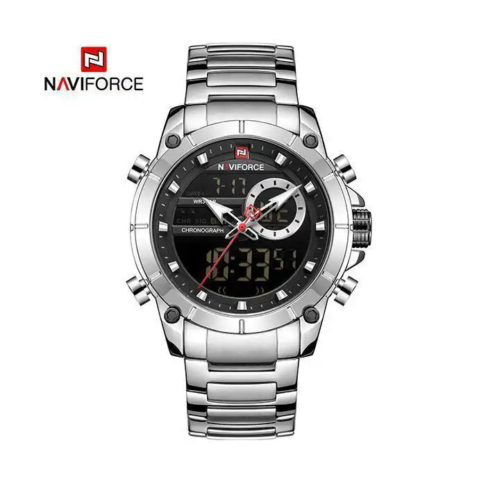 NAVIFORCE NF9163 – Montre Homme Luxe Étanche Acier Inoxydable