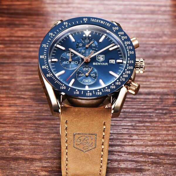 BENYAR BY-5140 Montre Homme Chronographe Étanche