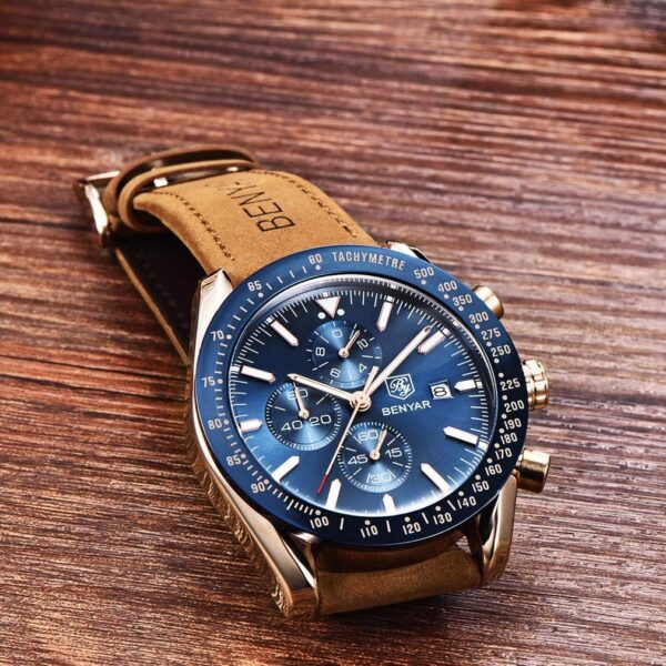 BENYAR BY-5140 Montre Homme Chronographe Étanche