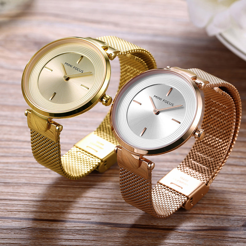 MINI FOCUS MF0195L – Montre Homme Quartz Acier Inoxydable Élégante