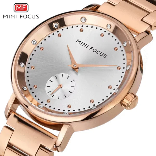 MINI FOCUS MF0037L – Montre Chronographe de Luxe pour Femmes