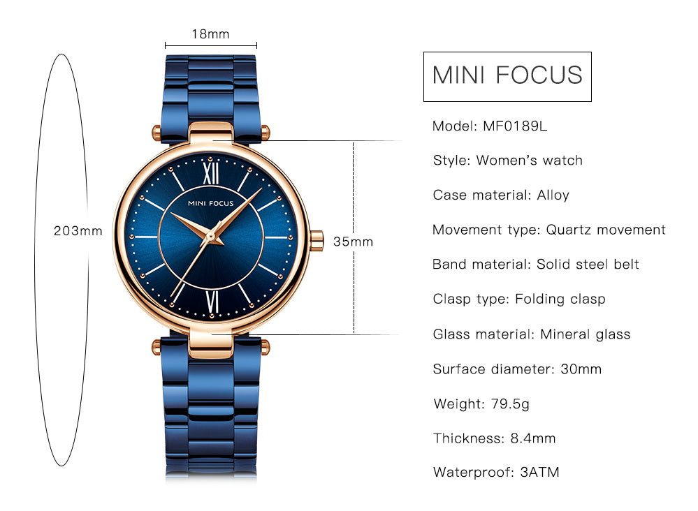 MINI FOCUS MF0117 – Montre Femme Élégante