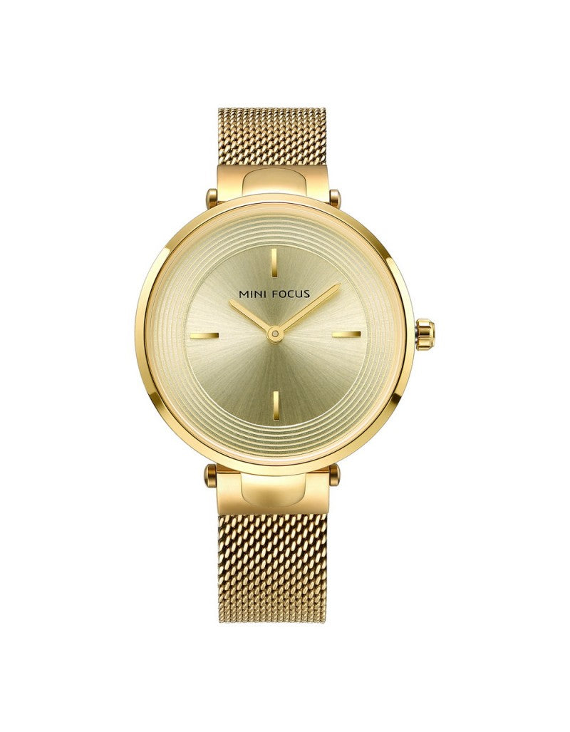 MINI FOCUS MF0195L – Montre Homme Quartz Acier Inoxydable Élégante